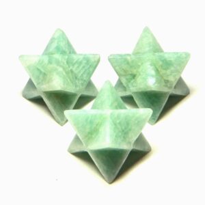 Amazonite Merkaba Stars