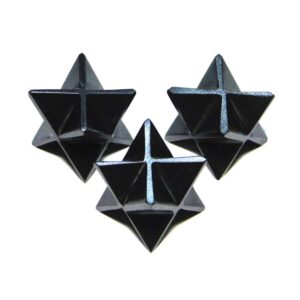 Black Agate Merkaba Star