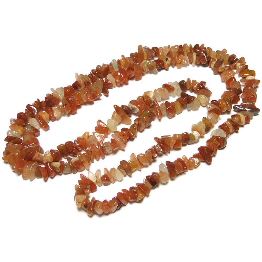 Pink Moonstone Chip Beads | Nature's Crest
