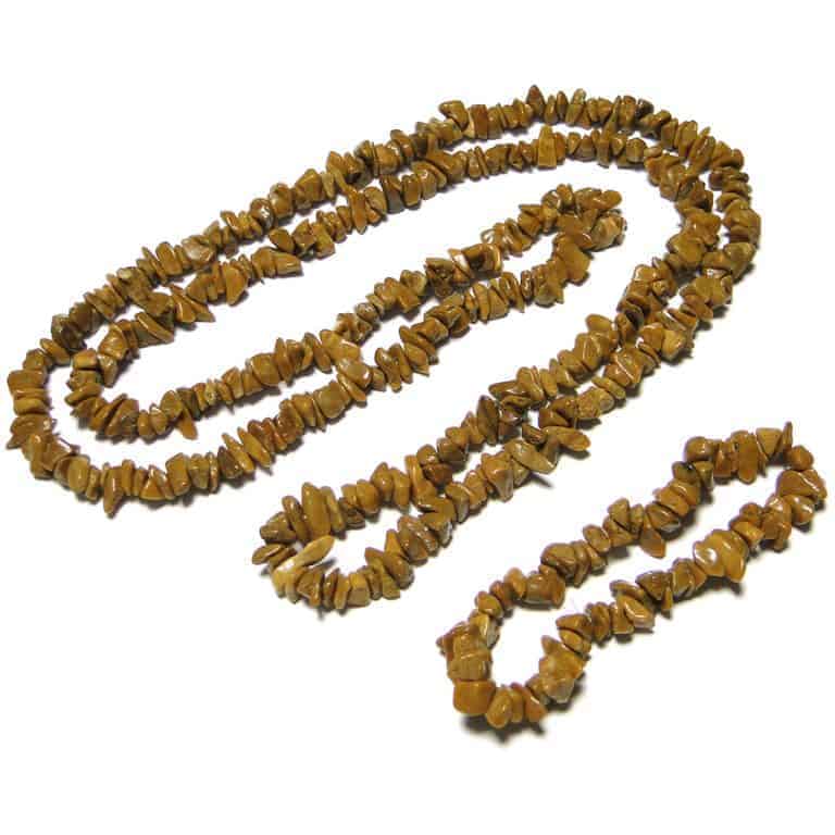 Yellow Agate Chip Beads | Nature's Crest